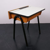 Children's Small Single Desk with Formica Lift up Lid