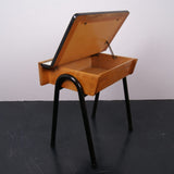Children's Small Single Desk with Formica Lift up Lid