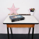 Children's Small Single Desk with Formica Lift up Lid