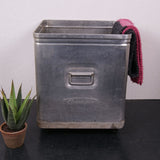 Children's Small Aluminium Grundy Bin on Wheels