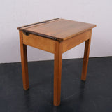 Children's Small Single Wooden School Desk with Lift up Lid