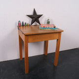 Children's Small Single Wooden School Desk with Lift up Lid