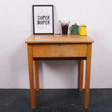 Children's Wooden Single desk with Chalkboard lid