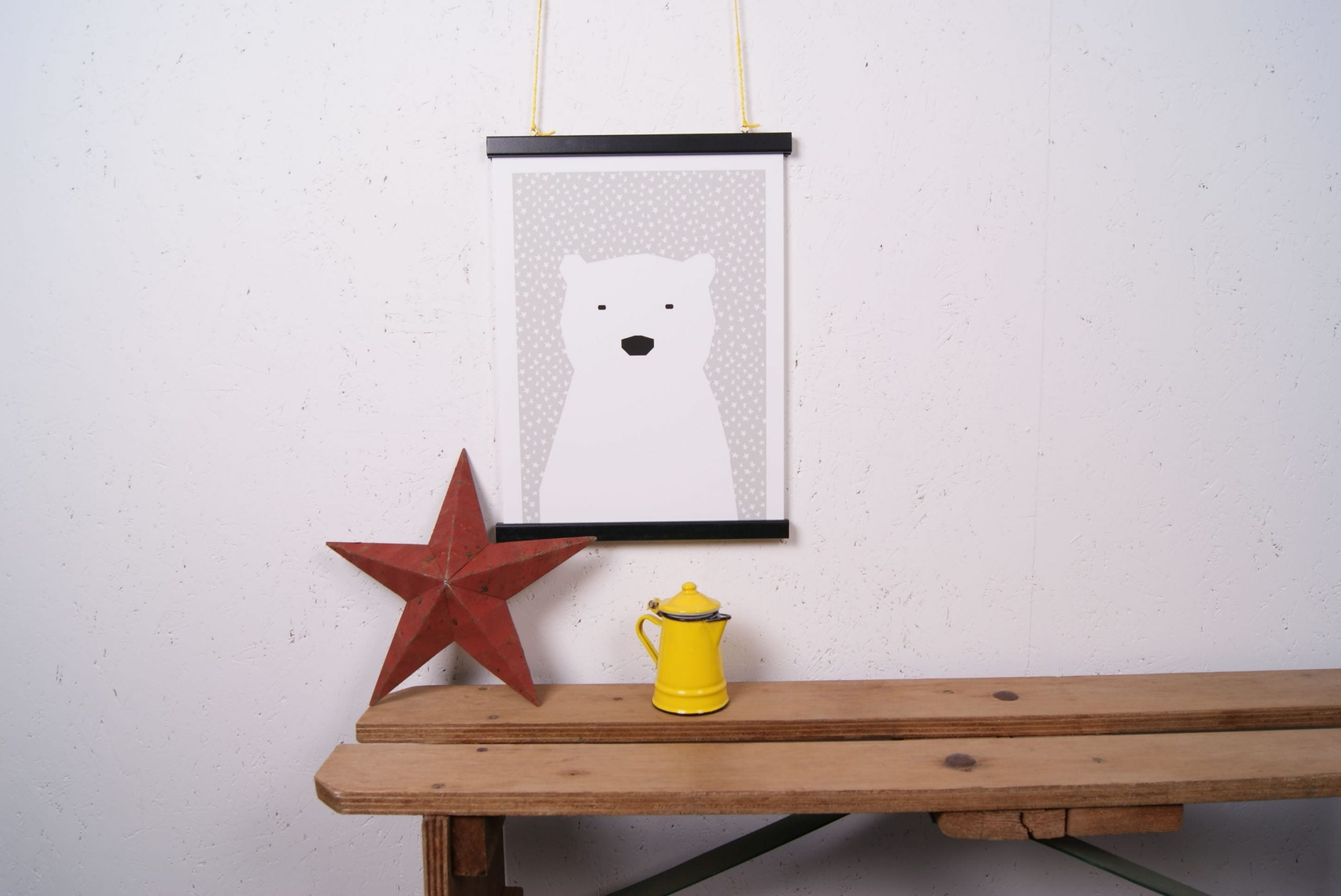 Children's Snow Bear Print by Ingrid Petrite