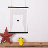 Children's Snow Bear Print by Ingrid Petrite