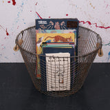 Children's Wire basket with Wooden Handles