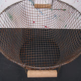 Children's Wire basket with Wooden Handles