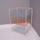 Children's Vintage Storage Basket Unit