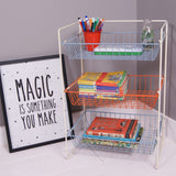 Children's Vintage Storage Basket Unit