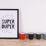 Children's Super Duper Print by Little Print Shop