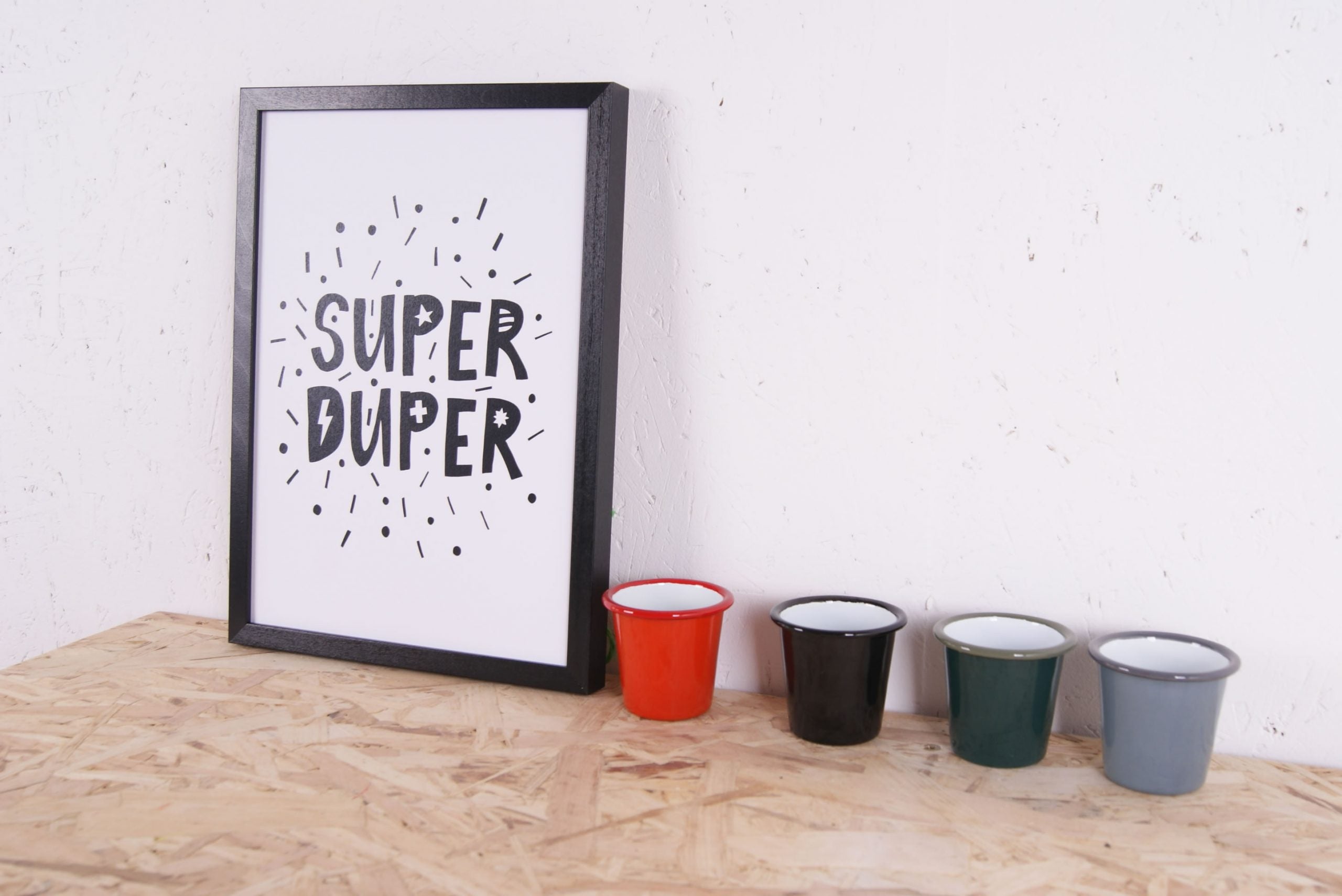 Children's Super Duper Print by Little Print Shop