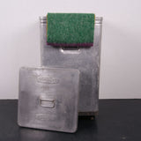 Tall Aluminium Grundy Bin on Wheels