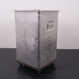 Tall Aluminium Grundy Bin on Wheels