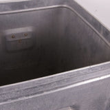 Tall Aluminium Grundy Bin on Wheels
