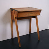 Children's Tall Kingfisher Single Wooden Desk with Lift up Lid