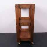 Children's Tall Wooden Trolley on Castors