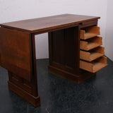 Children's Tambour Fronted Wooden Desk