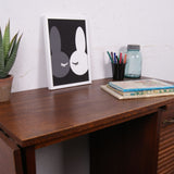 Children's Tambour Fronted Wooden Desk