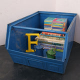 Children's Large Turquoise MARS Stackable Storage Crate