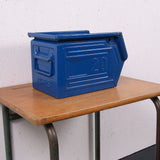 Children's Blue Metal MARS Storage Crates