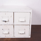 White Filing Cabinet with Four Drawers