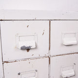 White Filing Cabinet with Four Drawers
