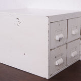 White Filing Cabinet with Four Drawers