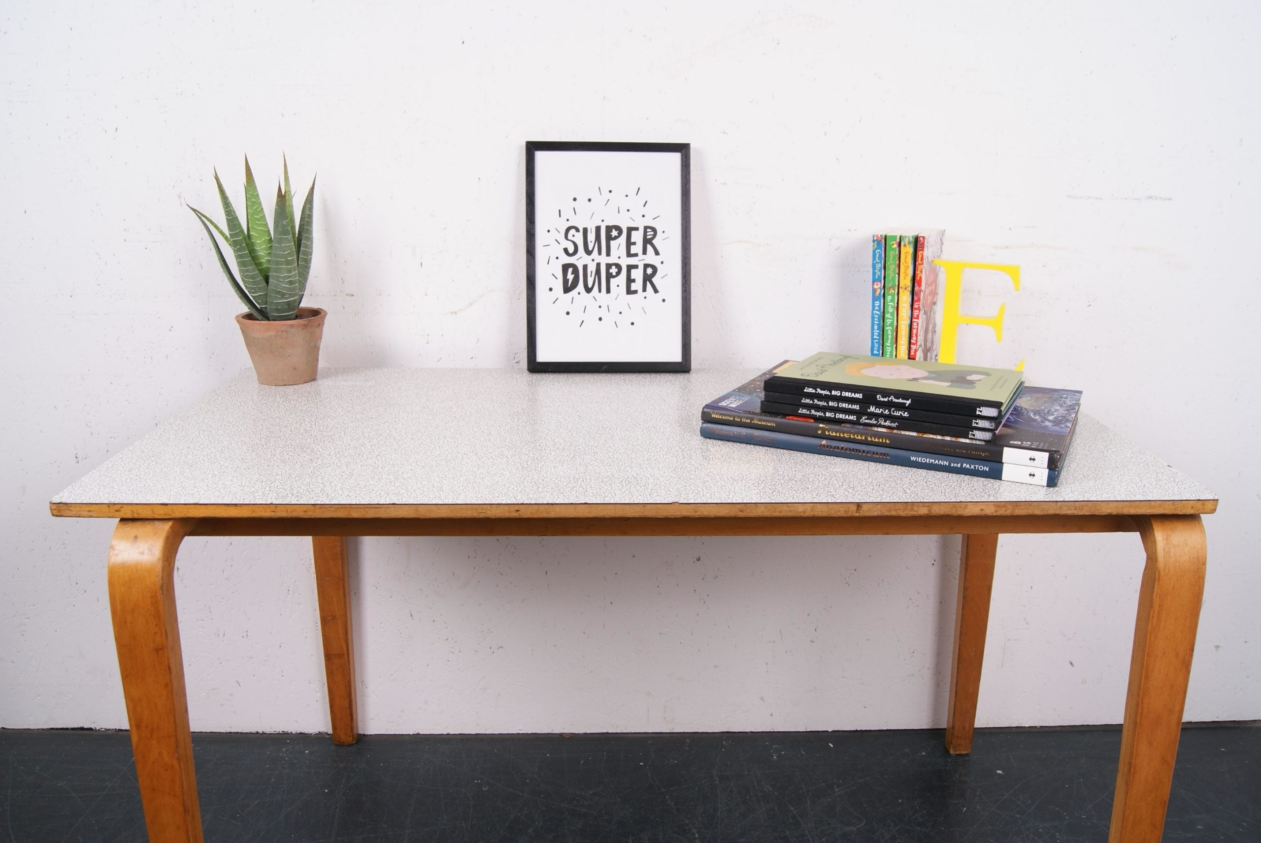 Children's Esavian desk with White Formica Top