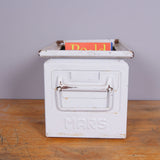 Children's Off White Metal Mars Storage Crates/boxes