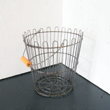 Children's Wire Basket with Orange Handle