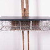 Children's Wire Pigeon holes with Wooden Top