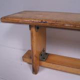 Children's Vintage Wooden School Bench