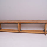 Children's Vintage Wooden School Bench