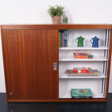 Children's Storage Cupboard with Sliding Doors