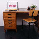 Children's Wooden Double desk with Drawers