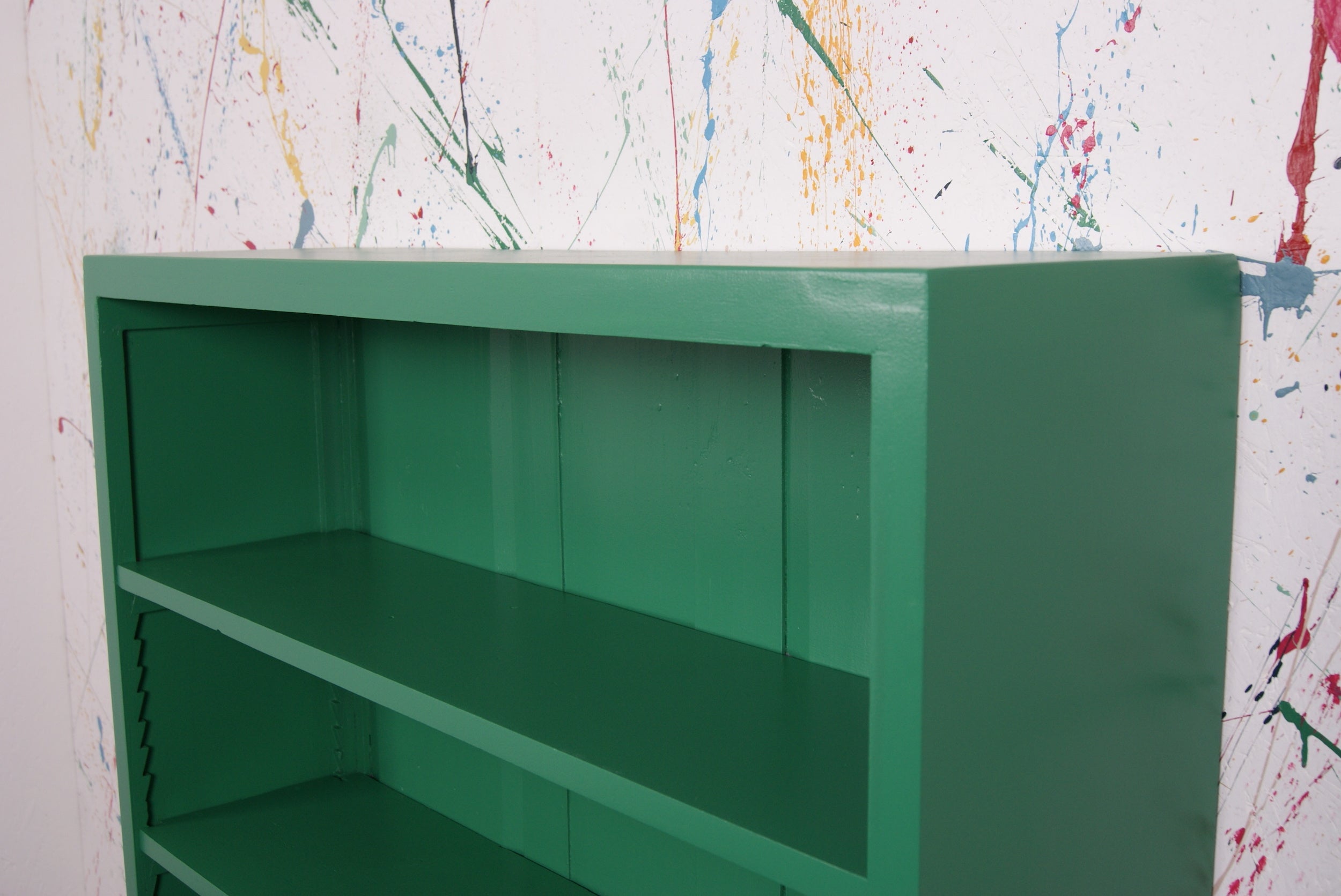 kids-wooden-green-bookcase-5