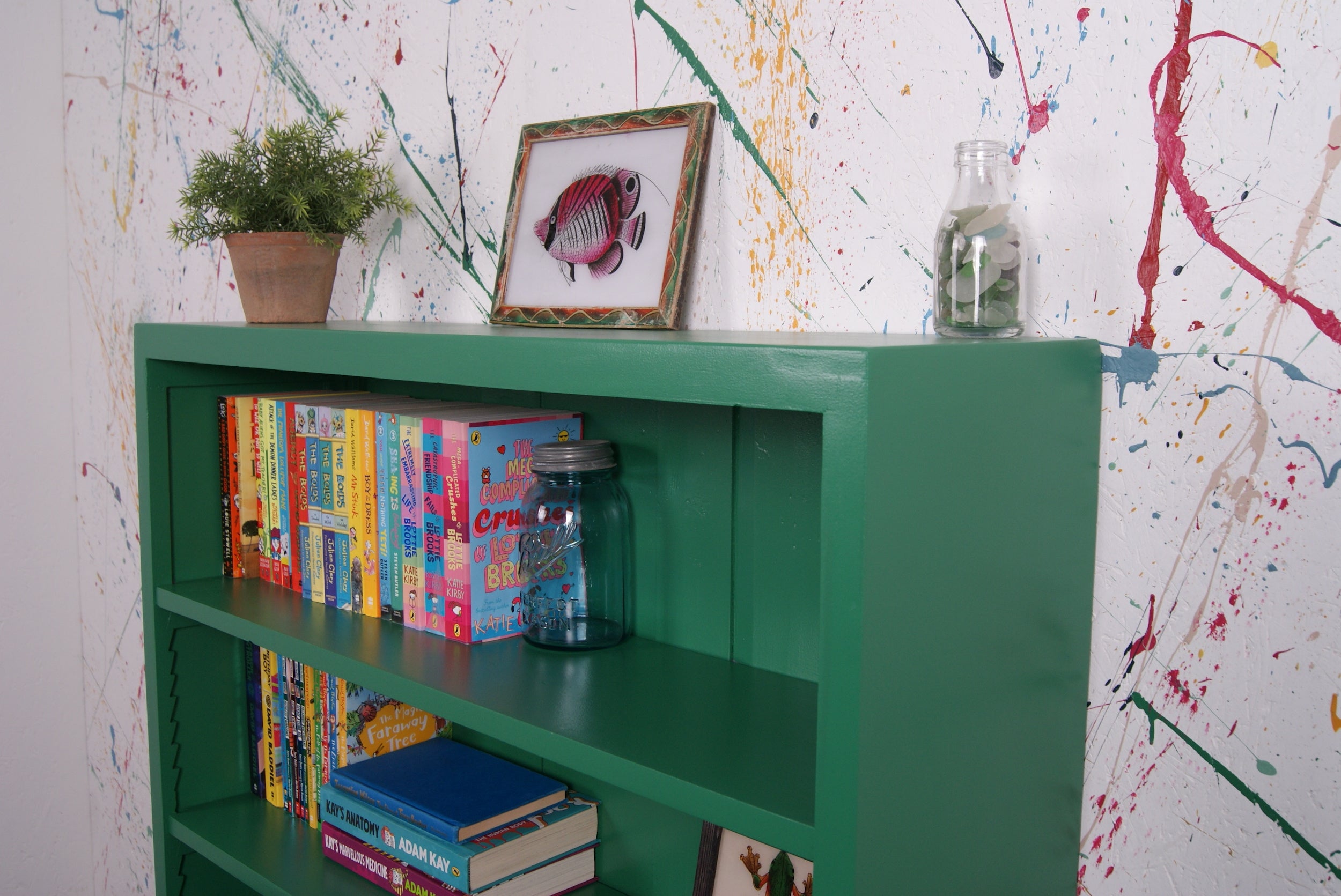 kids-wooden-green-bookcase-7.