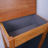 Children's Wooden Single School Desk with Lift up Lid