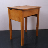 Children's Wooden Single School Desk with Lift up Lid
