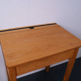Children's Wooden Single Desk with Chalkboard Lid