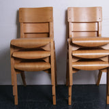 Children's Stackable Wooden Chairs