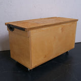 Children's Wooden Storage Caddy on Castors