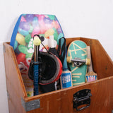 Children's Large Wooden Storage Unit on Castors