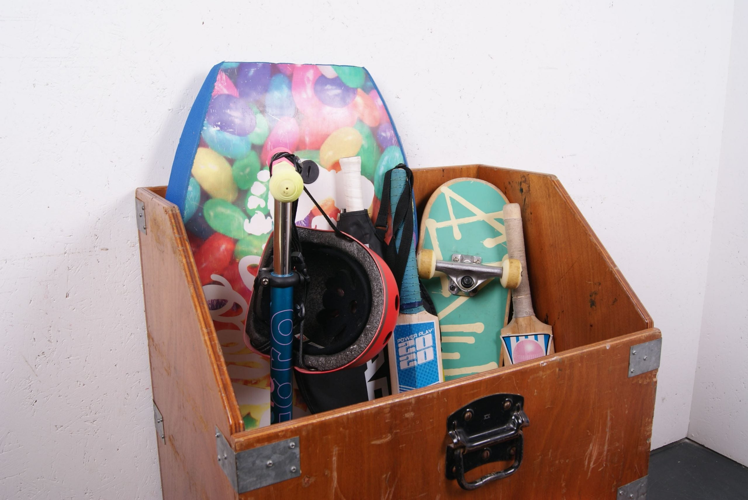 Children's Large Wooden Storage Unit on Castors