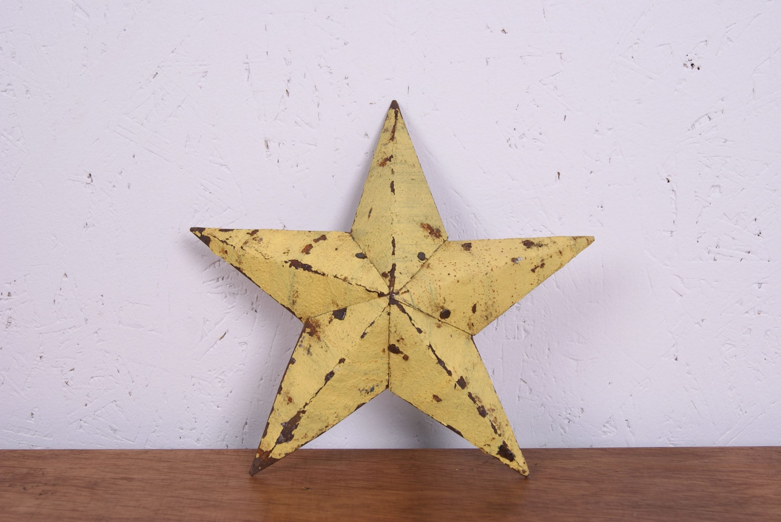 Children's Yellow Amish Tin Bar Stars