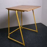 Children's Yellow Metal Legged Exam Desk