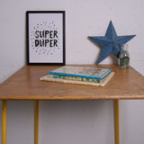 Children's Yellow Metal Legged Exam Desk