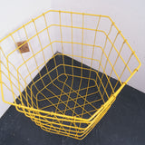 Children's Large Yellow Hexagonal Storage Basket