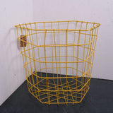 Children's Large Yellow Hexagonal Storage Basket
