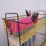 Children's Yellow Wire Storage Unit